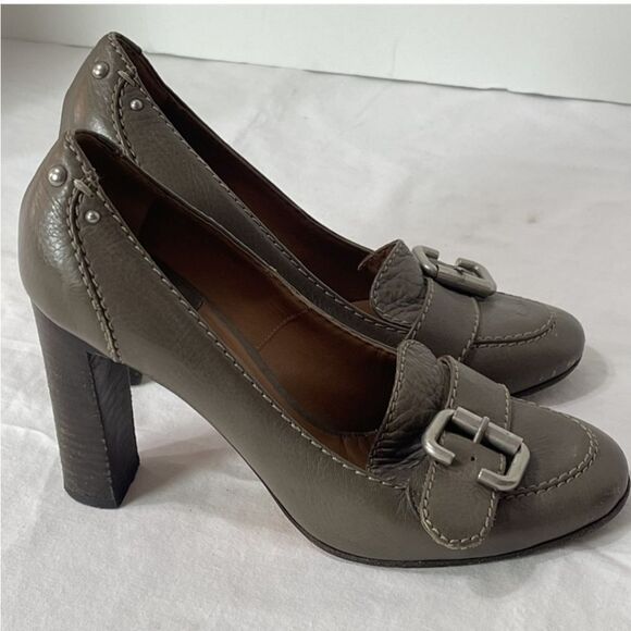 Chloé Size 38 1/2 Loafer High Pumps - Picture 3 of 10